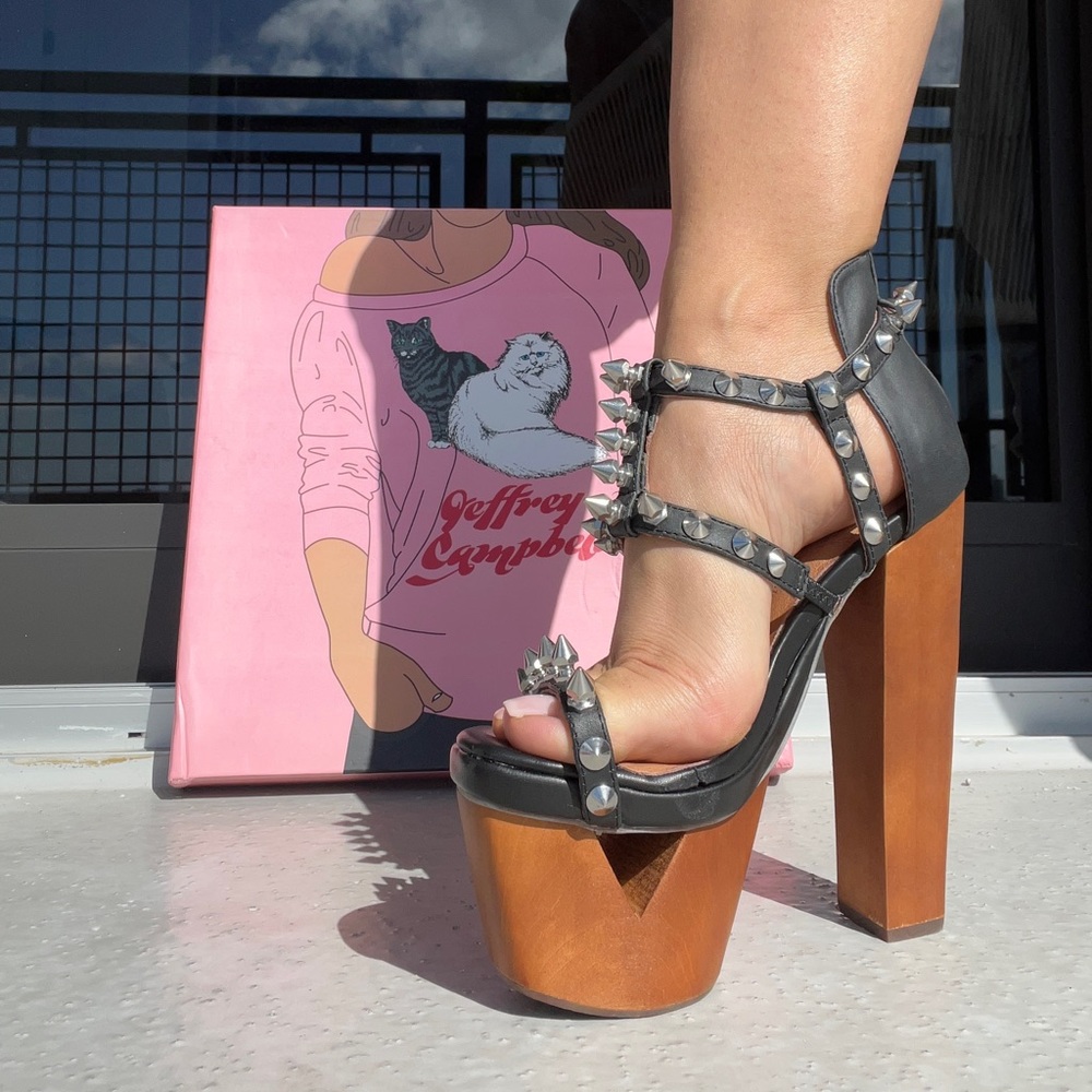 NEVER USED! Jeffrey Campbell Dominique Studded Platforms